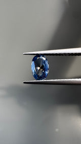 Blue Orange Oval Sapphire image 6