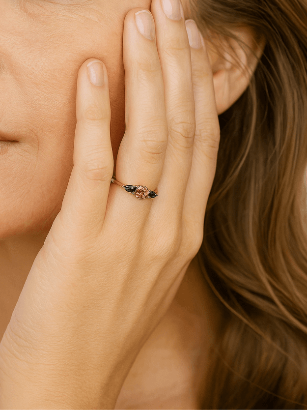 Sri Lanka Pink Sapphire Ring
