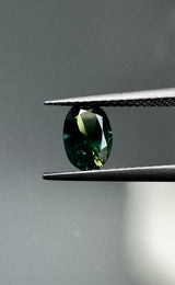 Oval Blue Green Yellow Parti Sapphire image 2