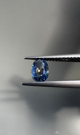 Blue Orange Oval Sapphire image 1