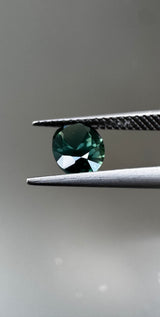 Green Blue Oval Sapphire image 1