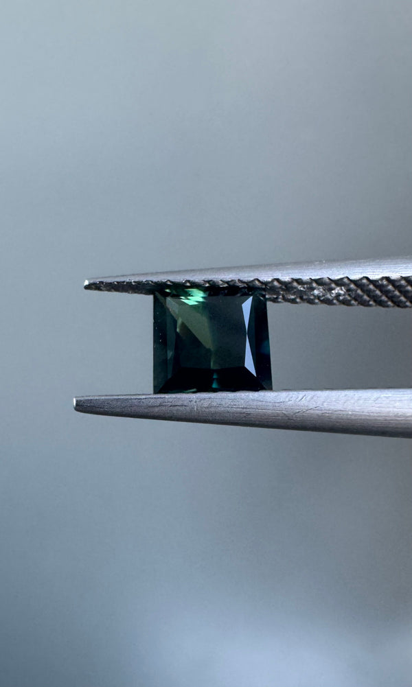 Blue Green Square Sapphire image 0