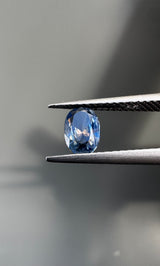 Blue Orange Oval Sapphire image 3