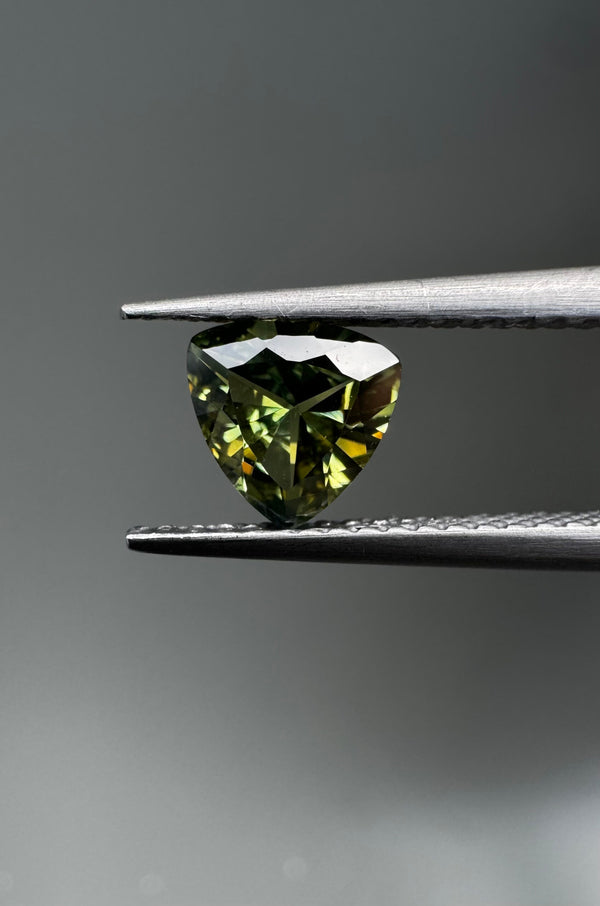 Triangle Yellow Green Parti Sapphire image 0