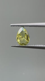 Yellow Pear Sapphire