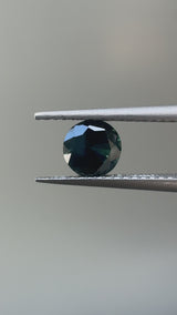 Blue Green Round Sapphire