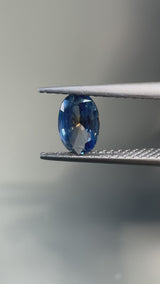 Blue Orange Oval Sapphire