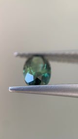 Pair Of Green Blue Parti Sapphires