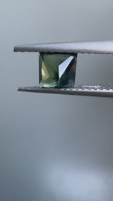 Blue Green Square Sapphire