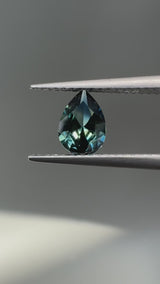 Pear Blue Sapphire