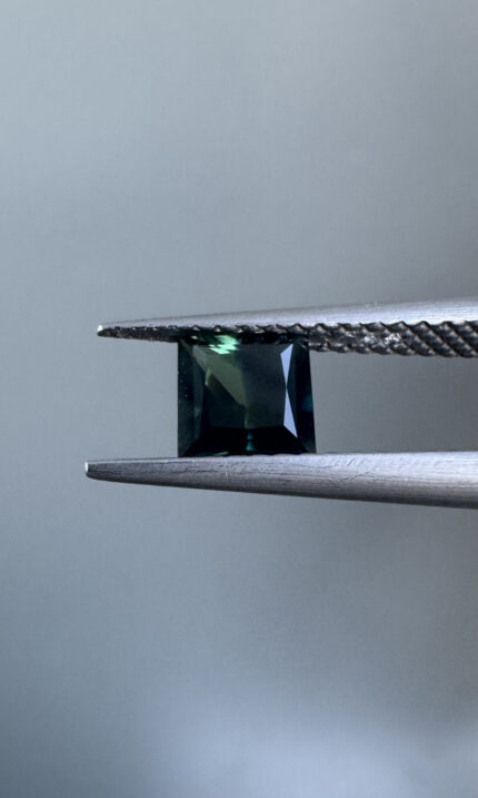 Blue Green Square Sapphire